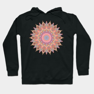 Imperfect Speckled hearts Mandala Hoodie